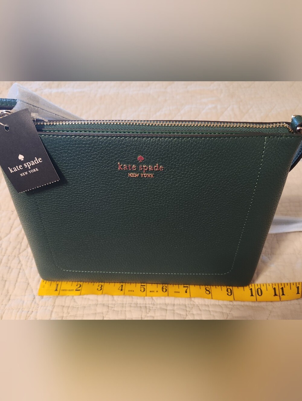 Brand new Kate Spade Green Leather Crossbody Bag - Picture 4 of 4